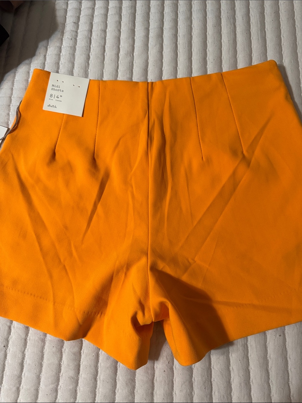 a new day High-Waist Tailored Shorts in Bright Orange - Picture 4 of 5